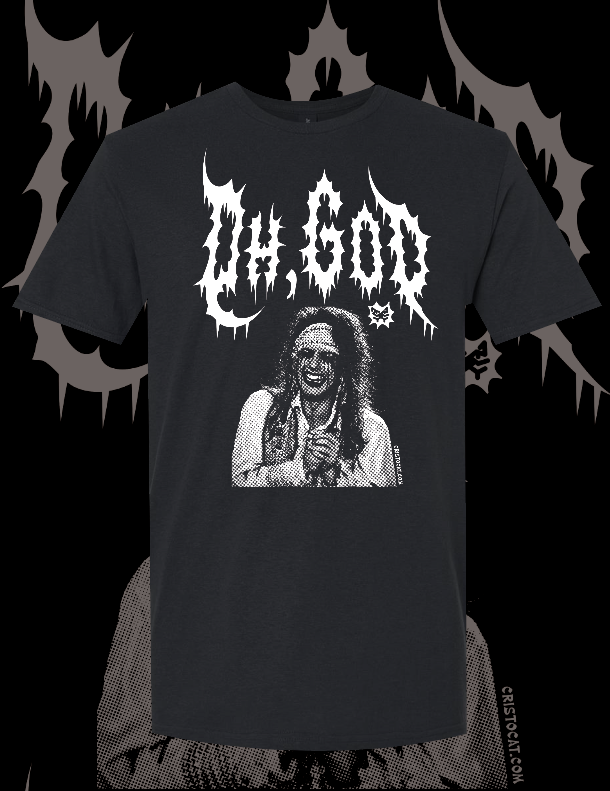 Metal George BLACK T-SHIRT - cristocatofficial