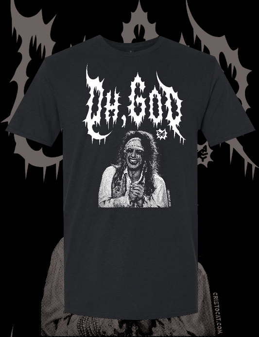 Metal George BLACK T-SHIRT - cristocatofficial