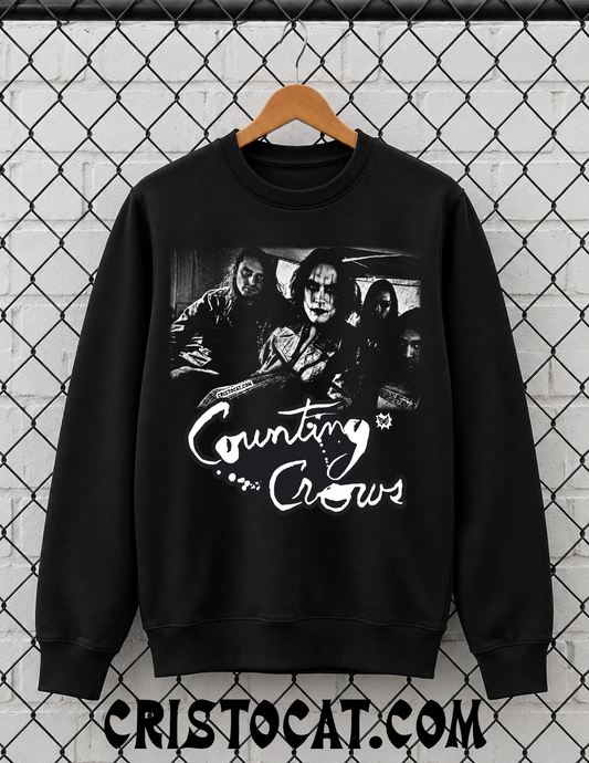 Counting Crows Black crewneck Sweater