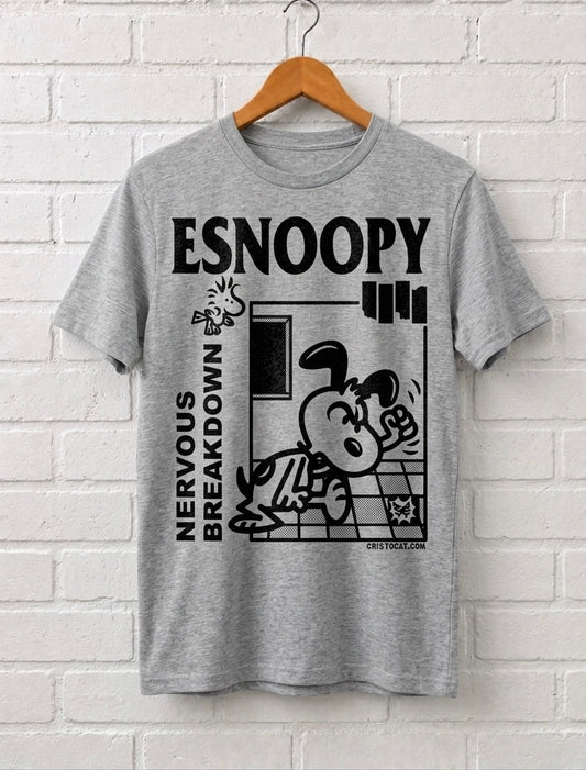 ESnoopy Breakdown Grey T-SHIRT