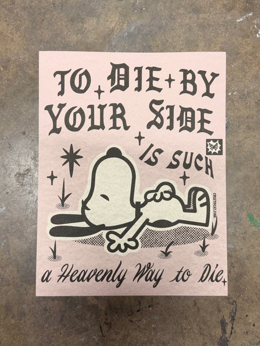 Heavenly Esnoopy 8.5X11 PRINT