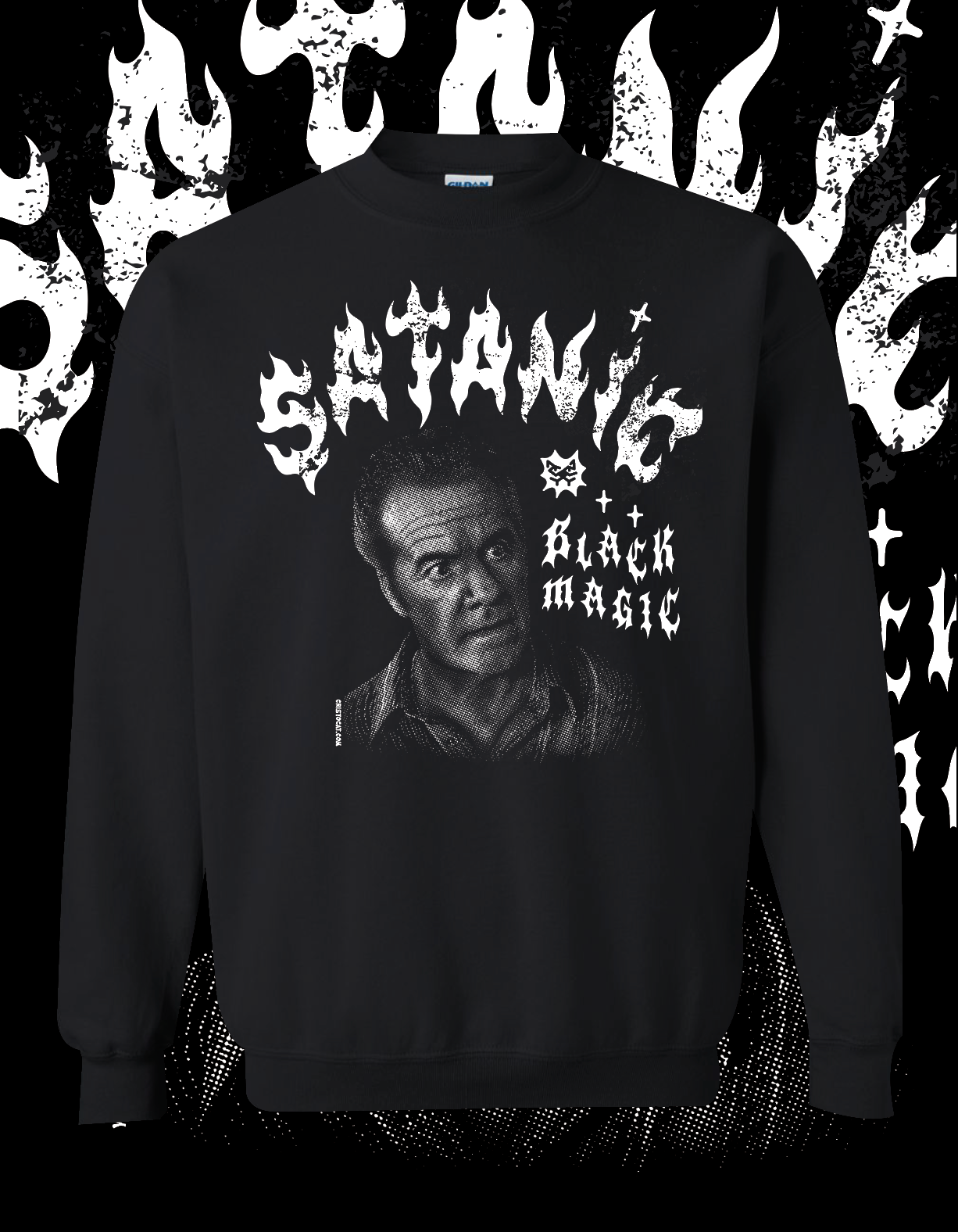 PAULIE 3 o’clock Black crewneck sweater