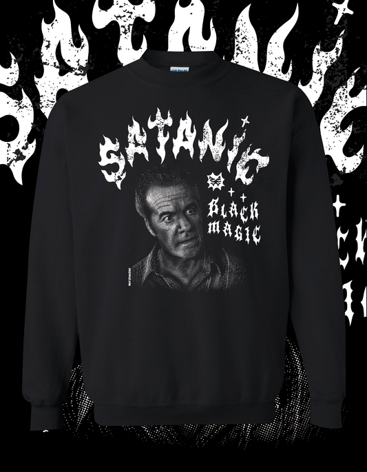 PAULIE 3 o’clock Black crewneck sweater