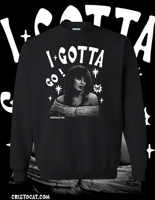 GOTTA GO Black crewneck Sweater