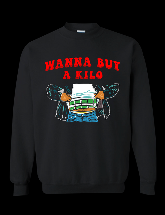 Kilo Belly Bob Black crewneck Sweater