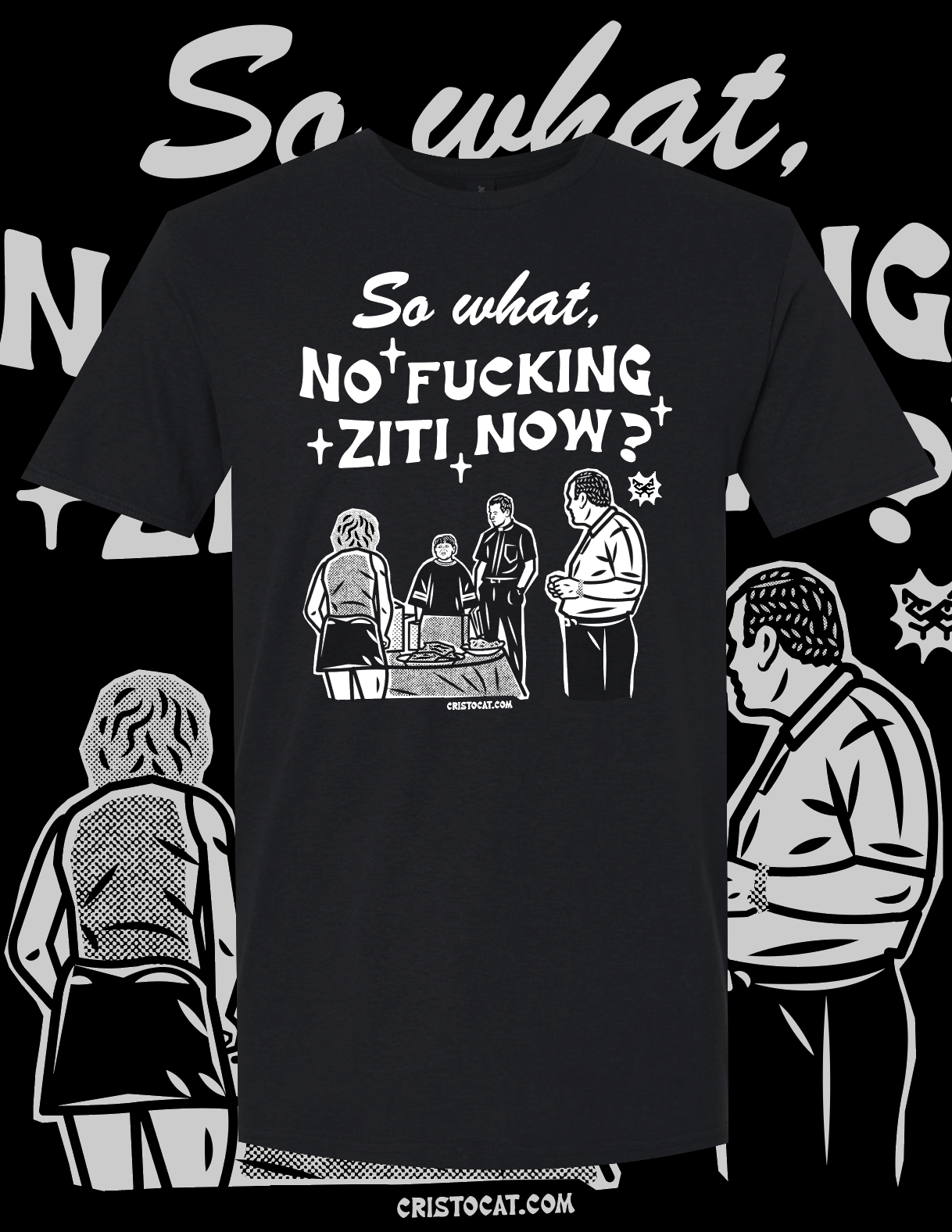 Ziti BLACK T-SHIRT - cristocatofficial