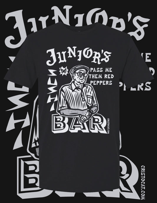 Junior’s sushi bar BLACK T-SHIRT