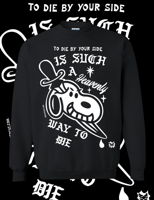 Snoopy Dagger crewneck Sweater - cristocatofficial
