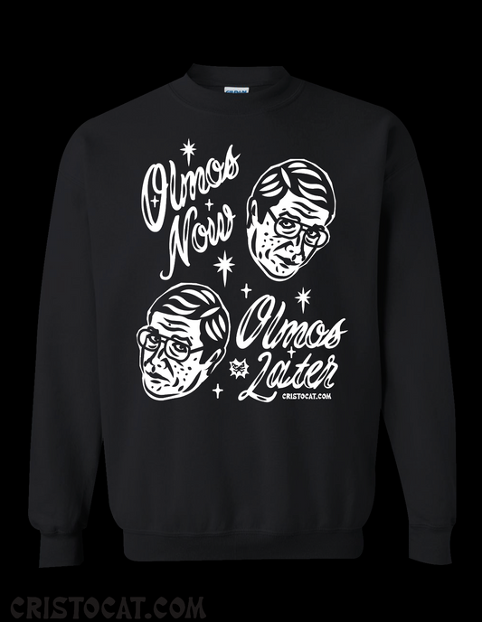 Olmos Now Olmos Later Black crewneck Sweater