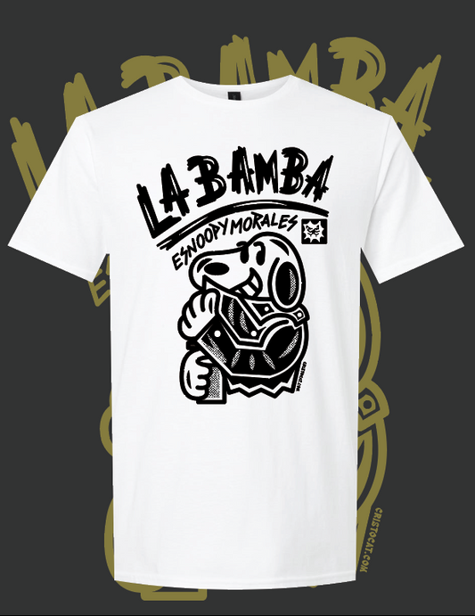 PEEKING ESNOOPY WHITE T-SHIRT