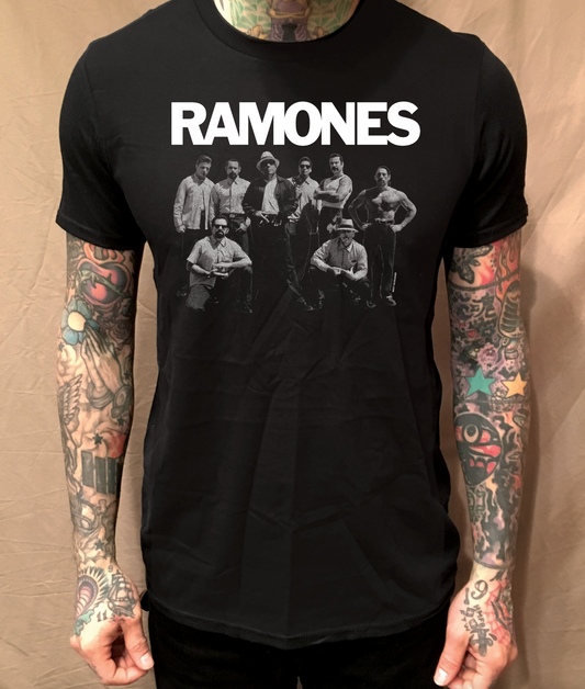 THE RAMONES VATOS BLACK TEE