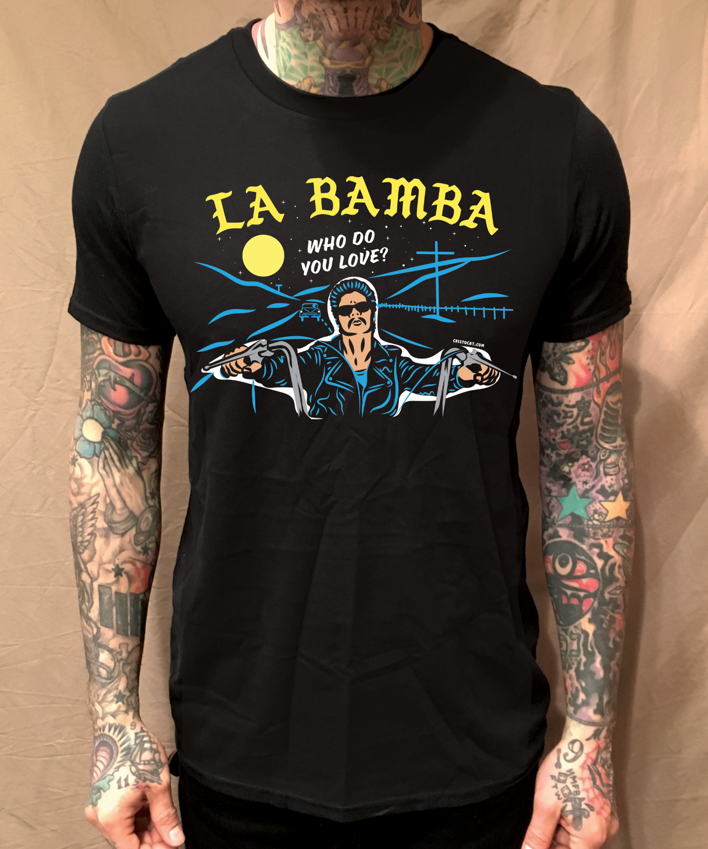 NIGHT RIDER BOB BLACK TEE