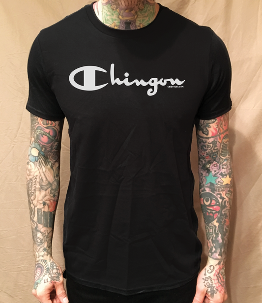 CHINGON CHAMP BLACK TEE