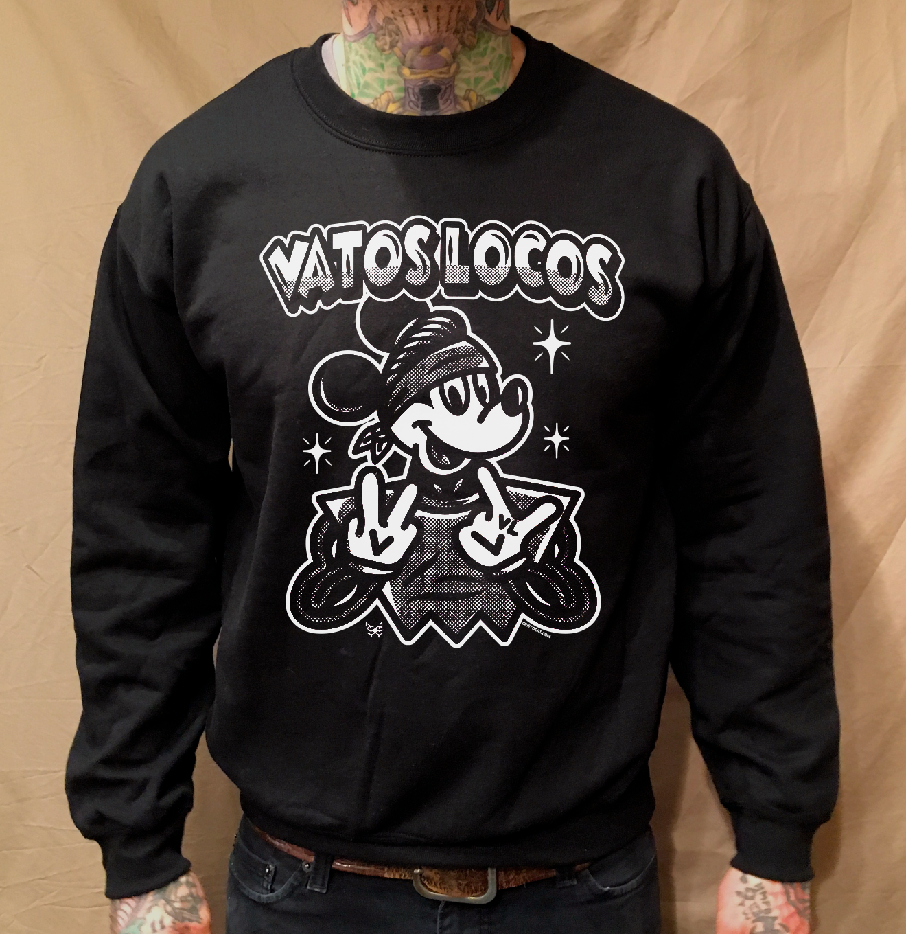 MICKEY VL BLACK SWEATER