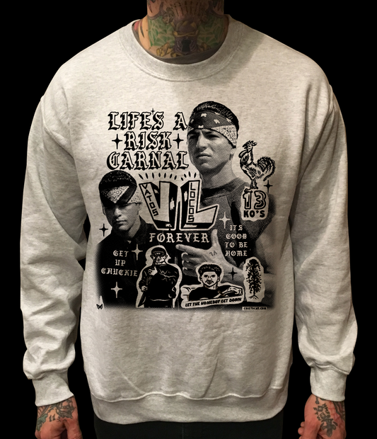 VL WORLD GREY CREWNECK SWEATER