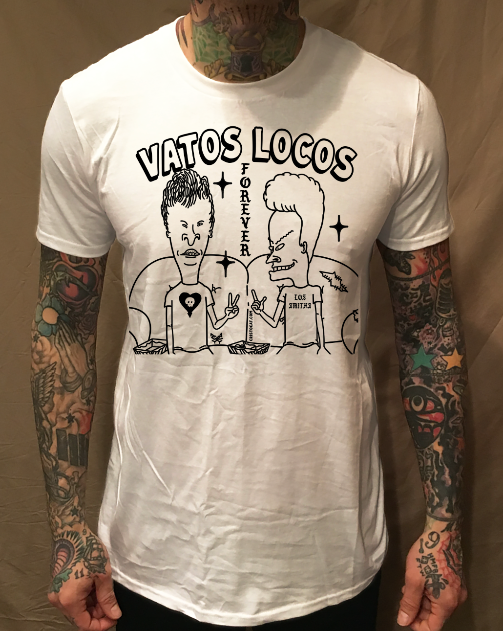 BEAVIS VL WHITE TEE