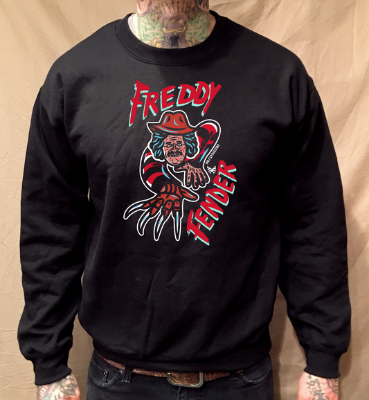 FREDDY FENDER BLACK CREWNECK SWEATER