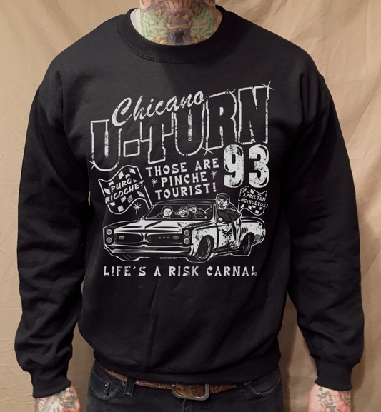 PACO GTO RACING BLACK CREWNECK SWEATER