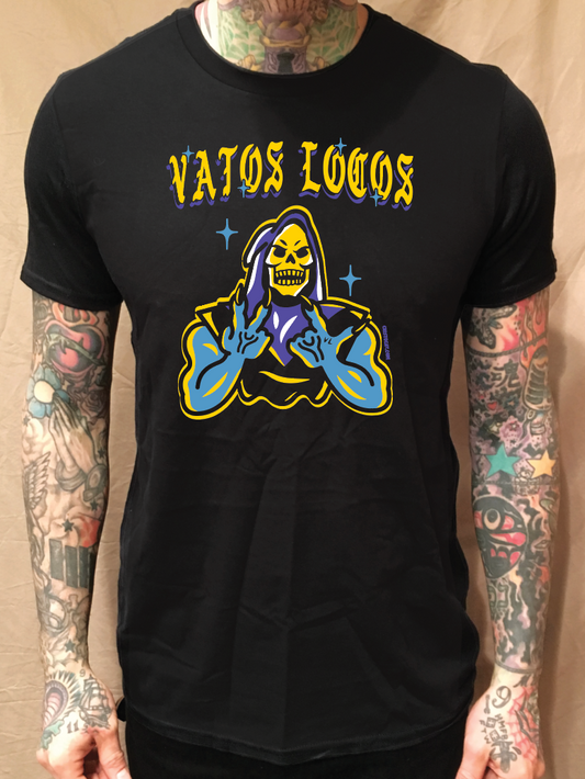 MANOS VL DE SKELETOR BLACK T-SHIRT