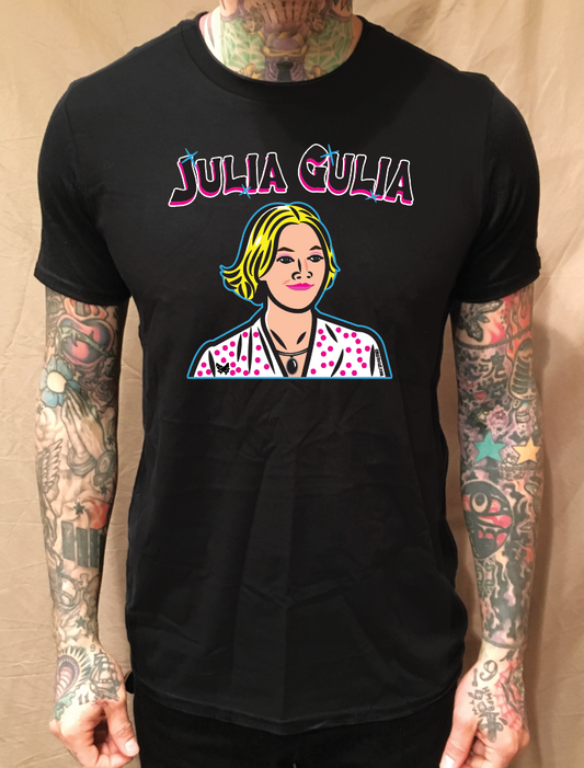 JULIA GULIA BLACK T-SHIRT