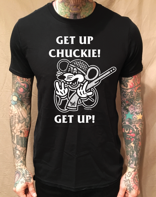 CHUCKIE MOUSE HAIRNET BLACK T-SHIRT