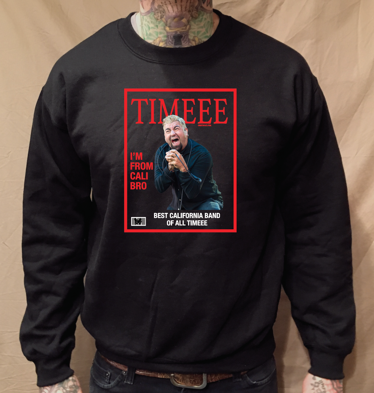 TIMEE BLACK CREWNECK SWEATER