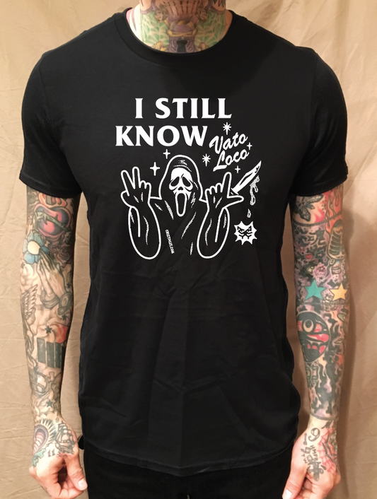 I KNOW WHAT YOU DID VL BLACK T-SHIRT