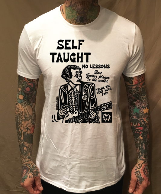 SELF TAUGHT WHITE T-SHIRT
