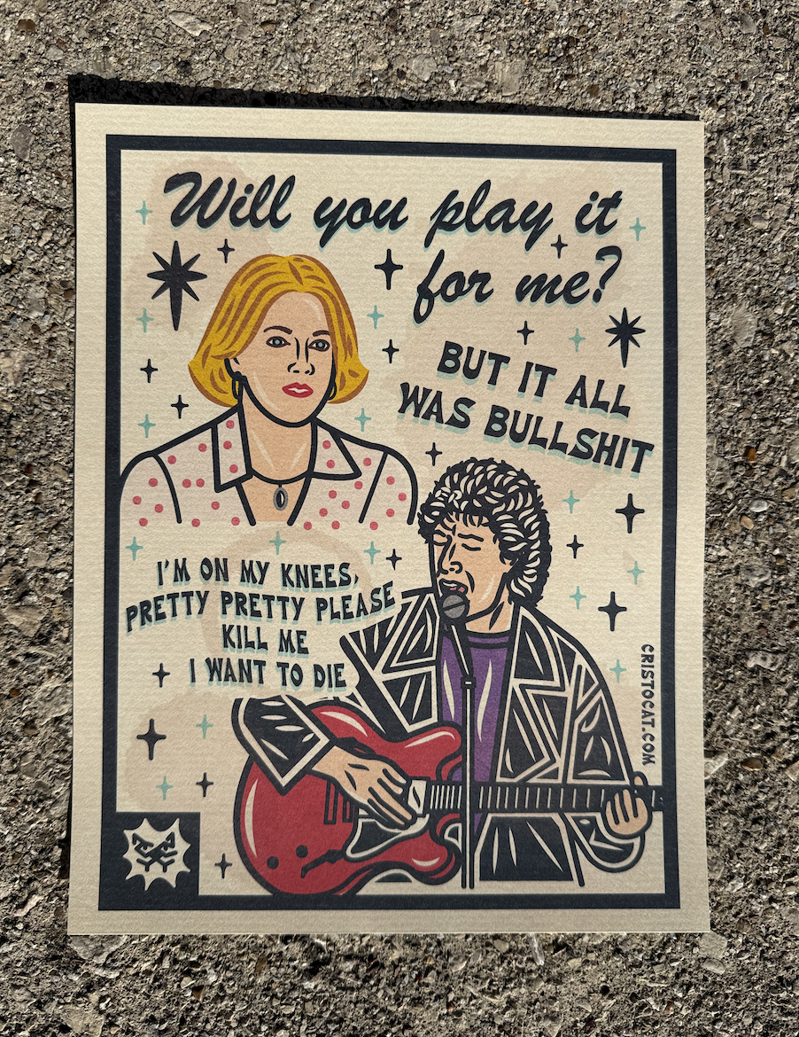 WILL YOU PLAY IT FOR ME 8.5X11 PRINT