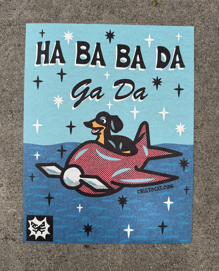 DOG OF WISDOM 8.5X11 PRINT