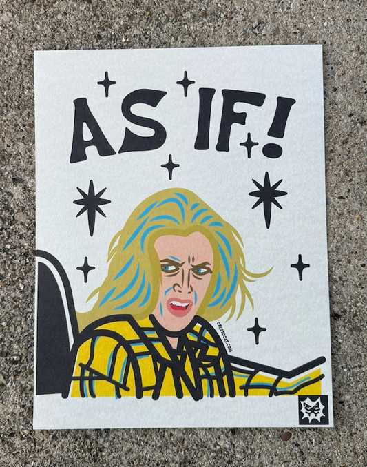 AS IF 8.5X11 PRINT