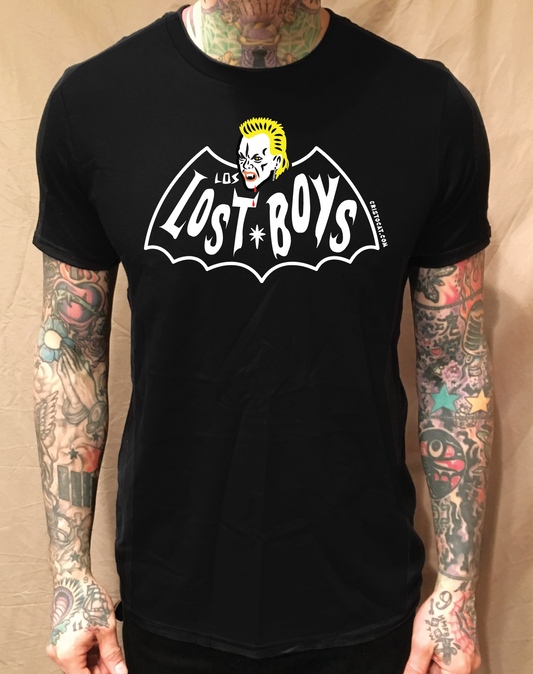 BAT LOST BOYS BLACK T-SHIRT