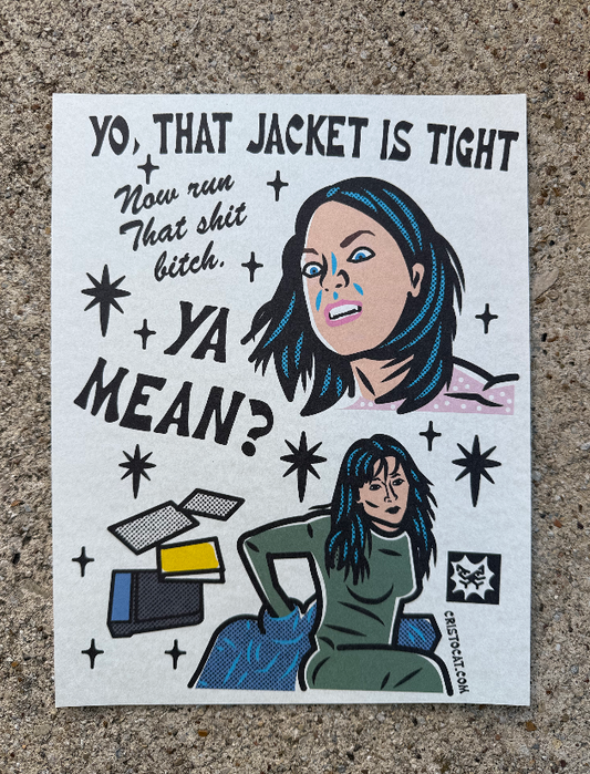 YA MEAN 8.5X11 PRINT