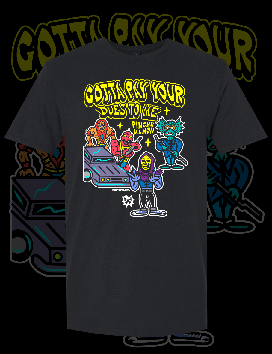 PAY YOUR DUES BLACK T-SHIRT