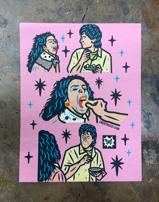 CAKE LADY 8.5X11 PRINT