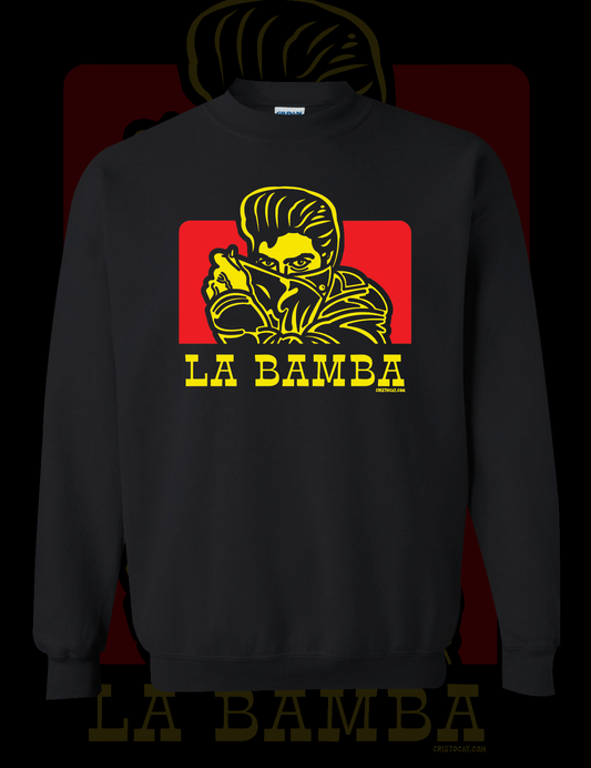 BOB BEN BAMBA BLACK CREWNECK SWEATER