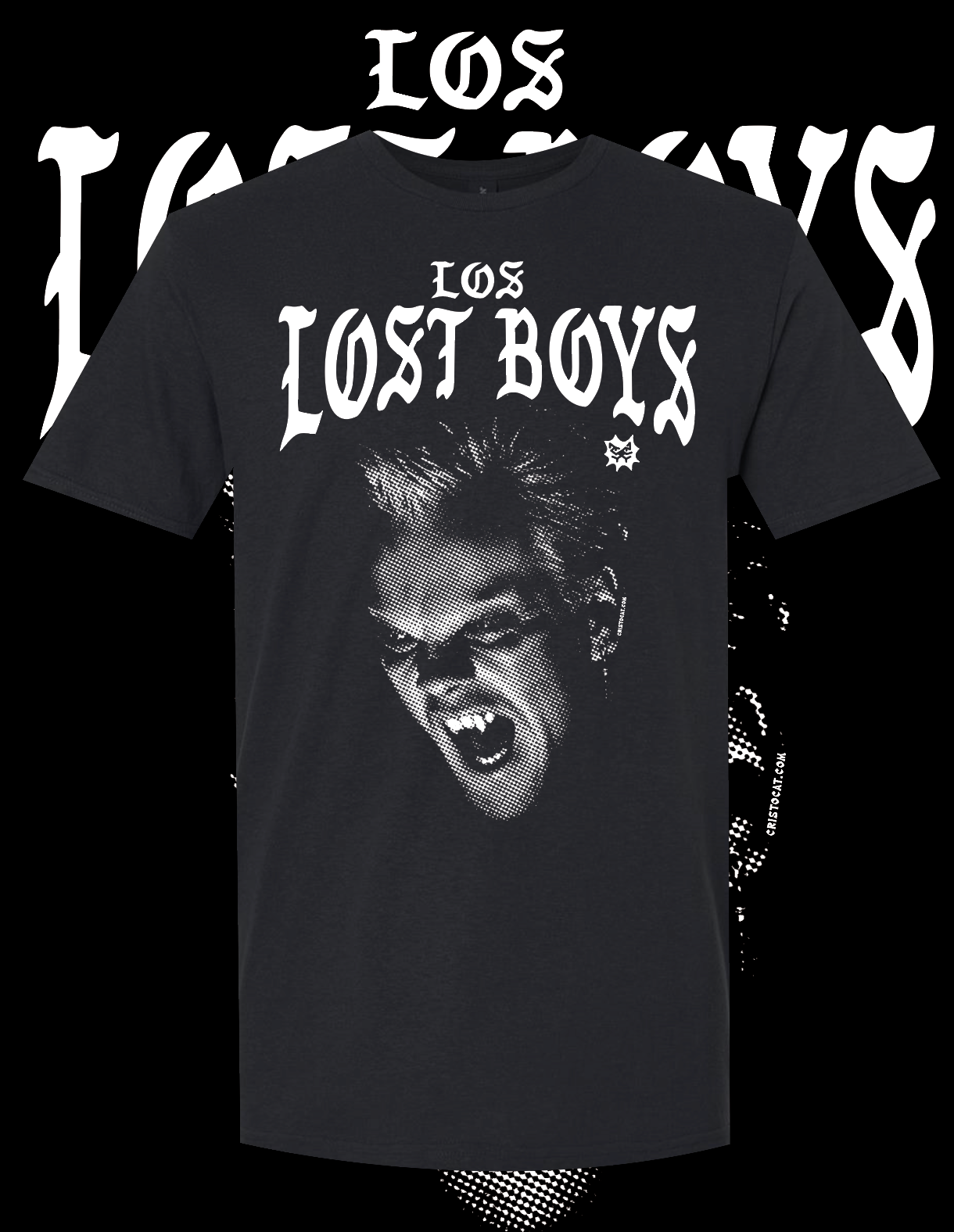 DAVID LOST BOYS  BLACK T-SHIRT