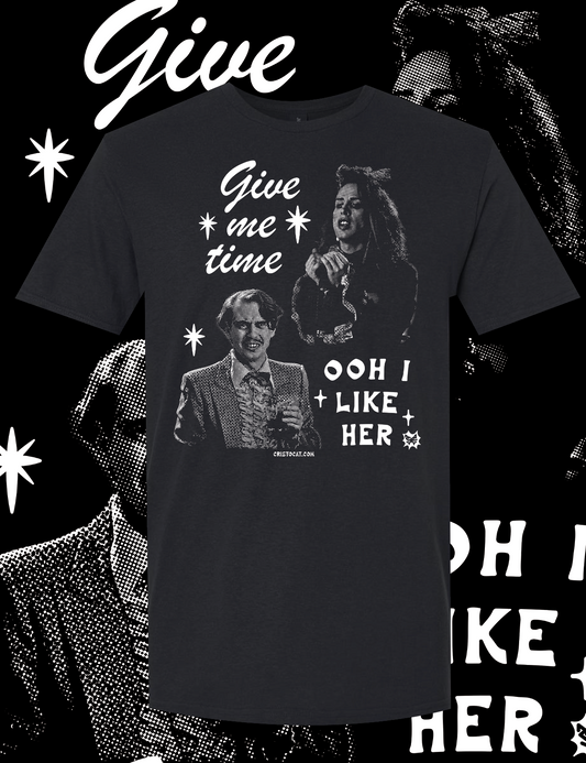 DO YOU REALLY WANNA HURT ME BLACK T-SHIRT - cristocatofficial