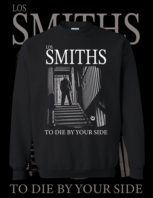 SMITHS MYERS black crewneck - cristocatofficial