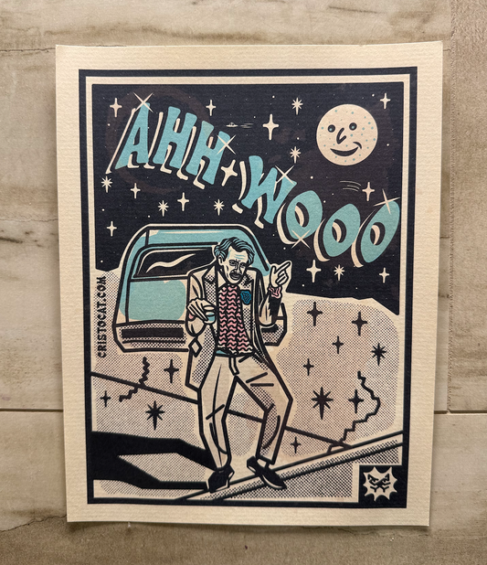 AHH WOOO 8.5X11 PRINT
