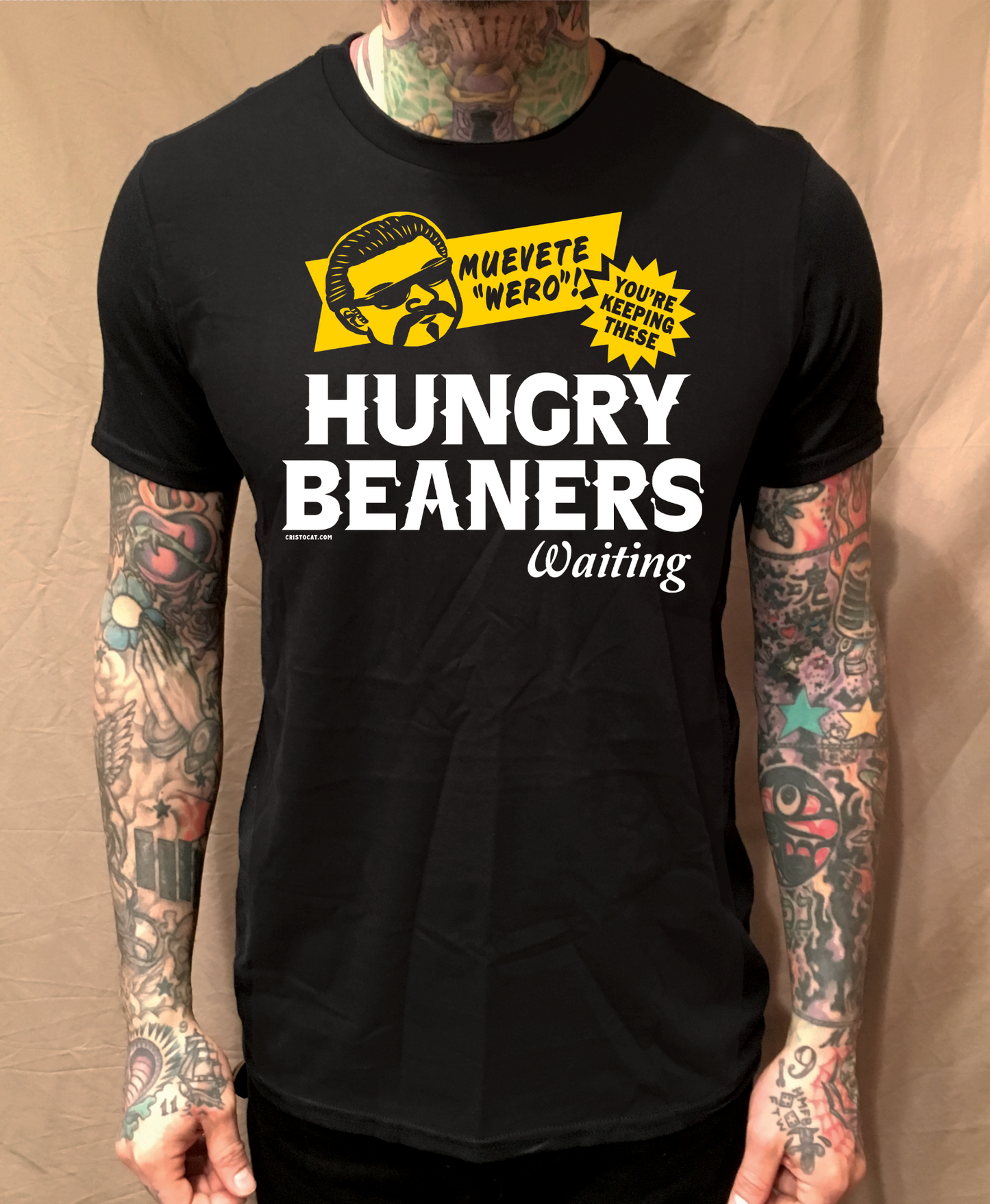 MAGIC WAITING BEANERS BLACK TEE