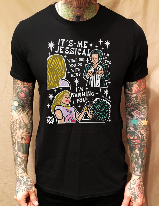 IT'S ME JESSICA BLACK T-SHIRT