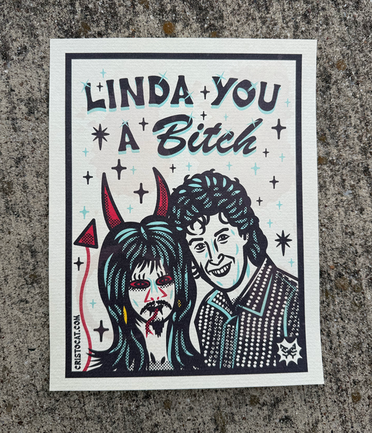 LINDA DEVIL 8.5X11 PRINT