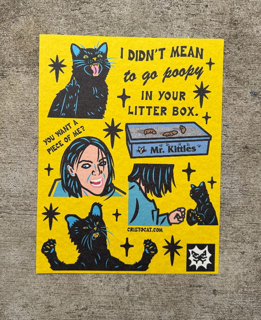 MR KITTLES LITTER BOX 8.5X11 PRINT