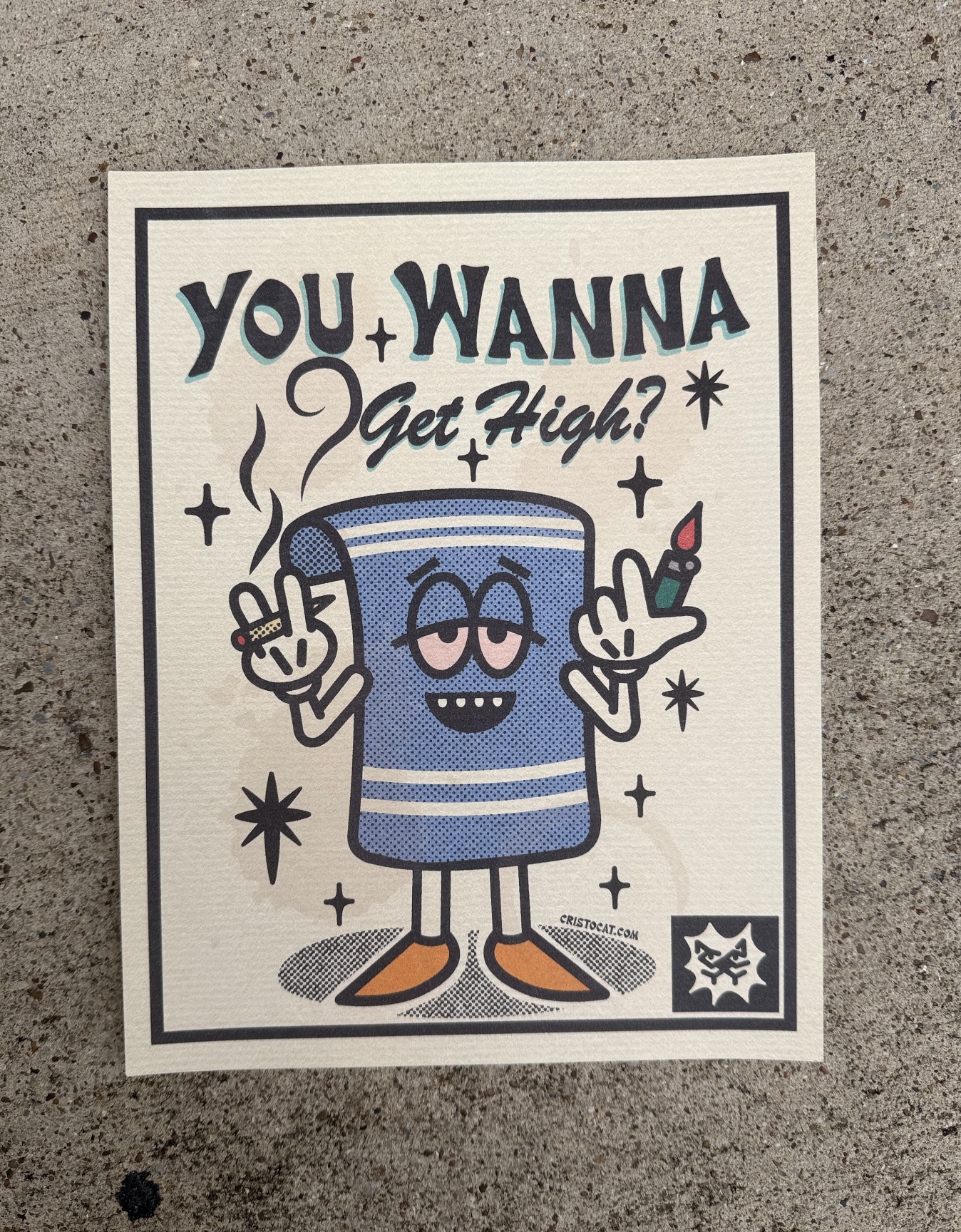 TOWELIE 8.5X11 PRINT