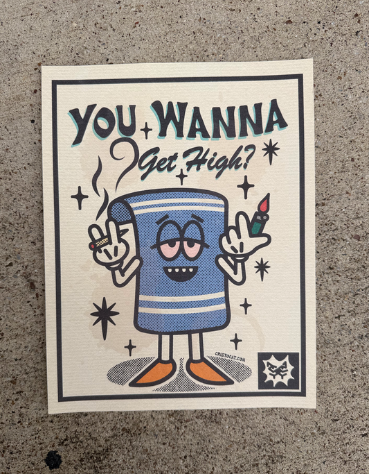 TOWELIE 8.5X11 PRINT