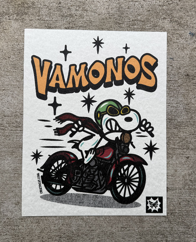 VAMONOS SNOOPY 8.5X11 PRINT