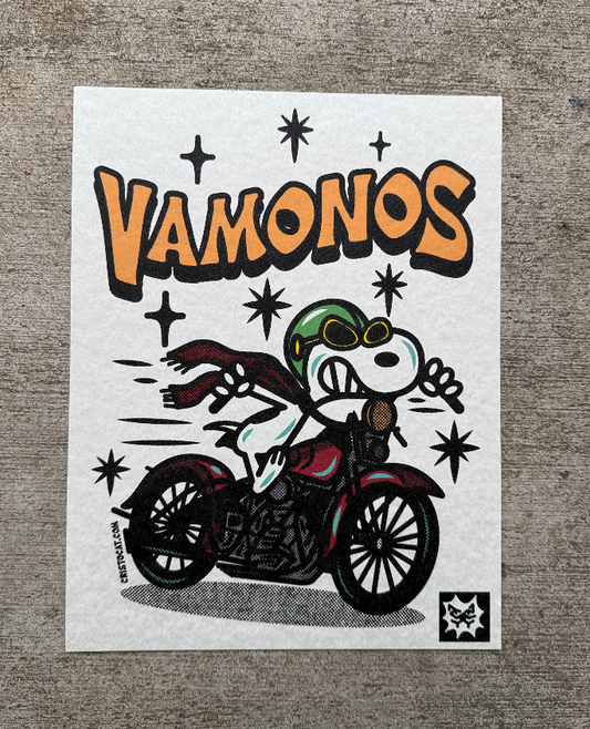 VAMONOS SNOOPY 8.5X11 PRINT