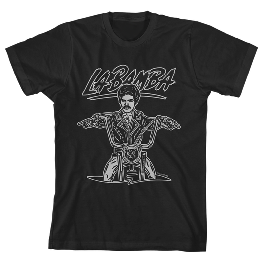 BOB BIKE ON BLACK TEE - cristocatofficial