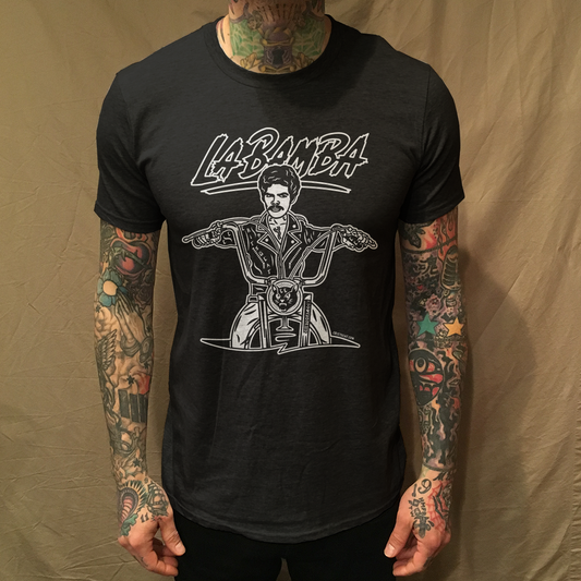 BOB BIKE ON BLACK TEE - cristocatofficial